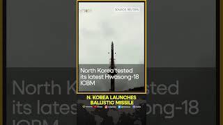 North Korea test-launched Hwasong-18 ballistic missile