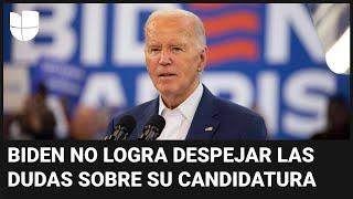 Aumenta el número de congresistas demócratas que le pide a Biden renunciar a su candidatura