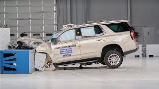 2023 Chevrolet Tahoe updated moderate overlap IIHS crash test