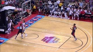 Paul George Gruesome Leg Injury in Team USA Basketball Showcase (HD)