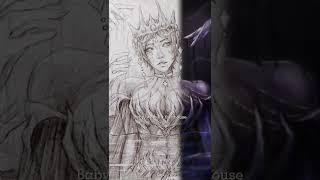 The Ghost Queen Illustration - artbyhaart #shorts