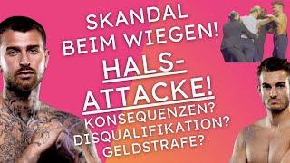 Skandal!  HANDGREIFLICHKEITEN beim Wiegen! Disqualifikation? Geldstrafe? Famefighting Gigi & Can 