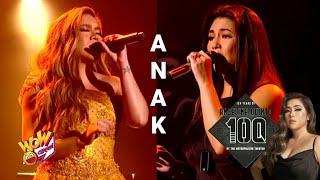 Regine and Angeline performs " ANAK " on Angeline 10Q Concert