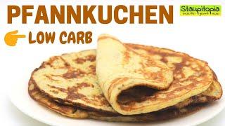 Low Carb Pfannkuchen - gesund und lecker | Rezept für Low Carb Pancakes mit Kokosmehl