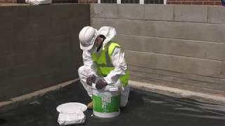 "How To" Guide to Koster Deuxan 2C (a robust crack-bridging sealant for waterproofing construction)