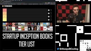 Startup Inception Books Tier List