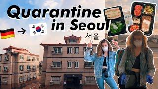 Travel to Quarantine in SOUTH KOREA With Me!! || room tour, vegan food + study abroad