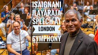 Maestro Ilayaraja's Speech at Symphony in London #ilayaraja #symphony #london #music