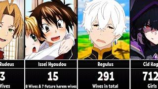 Biggest HAREMS of Anime Characters