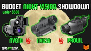 Budget Night Vision Showdown  NVG30 vs Nightfox Prowl vs NVG10