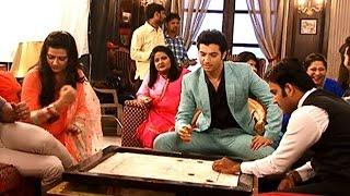 Sharad Malhotra And Kratika Sengar Off Camera Masti On The Sets Of 'Kasam Tere Pyar Ki'