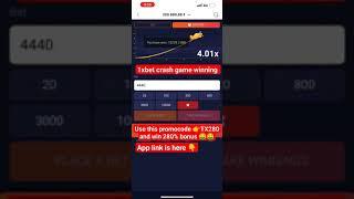 1xbet crash game winning  | 1xbet promo code #viral #trading #1xbet #stockmarket #1xbettips