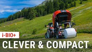 KUHN i-BIO+ - Round Baler-Wrapper Combinations (In action)