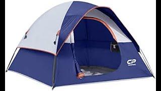 Review CAMPROS 3-4 Person Tent - Dome Tents for Camping 2021