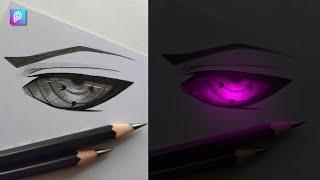 Rinnegan Simple Glow Art In PicsArt