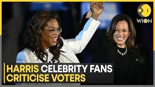 Kamala Harris' Celebrity Fans Criticise Voters | U.S Elections 2024 | World News