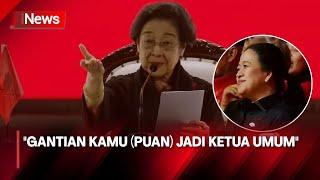 Rakernas PDIP, Megawati Goda Puan Jadi Ketum PDIP - iNews Pagi 25/05