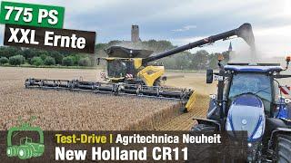 New Holland CR11 Test-Drive | Neuer XXL Mähdrescher | Werksrundgang Zedelgem | CR10 | Landwirtschaft