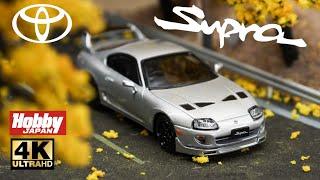 Hobby JAPAN 1:64 - Toyota SUPRA (A80) JDM STYLE Silver l Cinema Shot 4K