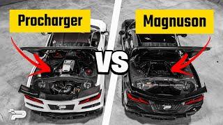 C8 Corvette Supercharger Comparison - Procharger Vs Lingenfelter Magnuson!