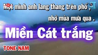 Karaoke Nhạc Trẻ - Miền Cát Trắng Tone Nam - Công Minh Organ