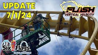 Flash: Vertical Velocity Update 7/1/24! | Six Flags Great Adventure