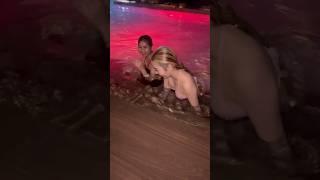 the best sexy girls bikini underwater swim in the pool !!! tante mau dong #shorts #short #tiktok
