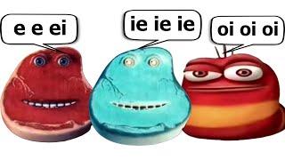 oi oi oi red larva vs e e ei i'm on vacation vs ie ie ie