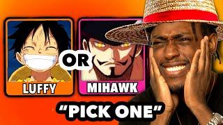 Pick the STRONGER One Piece Character Or LOSE!!