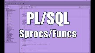 Oracle PL/SQL Stored Procedures and Functions