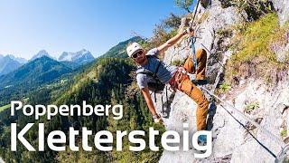 Grandioser Klettersteig in Hinterstoder: Über Leitern senkrecht nach oben