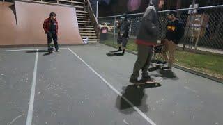 Night Skating with Friends