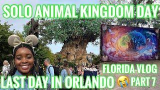 A SOLO ANIMAL KINGDOM MORNING - ORLANDO FLORIDA VLOG PART 7