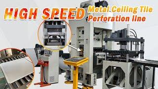 KINGREAL high speed aluminum ceiling tile production line making machine