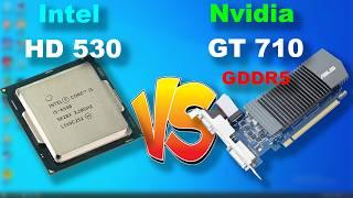 iGPU vs GT 710 GDDR5 - Was Intel Faster?