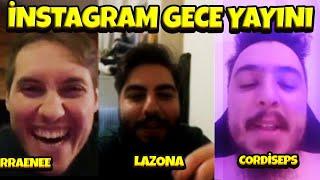 Limon Tayfa İnstagram Gece Yayını RRaenee Lazona Cordiseps