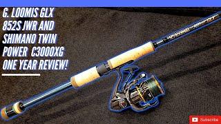 G. LOOMIS GLX 852S JWR and SHIMANO TWIN POWER C3000XG One Year Review!!