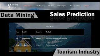 Data Mining for Sales Prediction in Tourism Industry