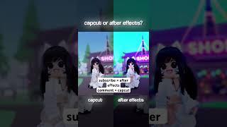 Capcut OR After Effects #roblox #robloxedit