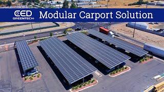 CED Greentech Modular Carport Solution Intro