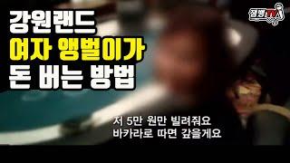 강원랜드 왔다가 여자 앵벌이가 되는 과정 | 그들이 돈 버는 방법