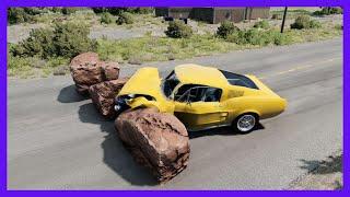 Ford Mustang Fastback CRASH TESTING [4k 60fps] BeamNG .drive | The Sethioz Project