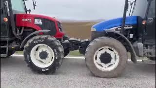 New Holland vs Armatrac ( Erkunt ) @Traktorlar_uzbekistan