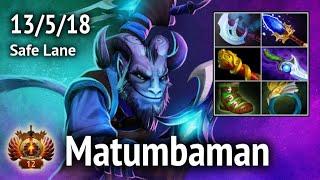 Riki Matumbaman.Liquid Safe Lane. Full game. Dota 2