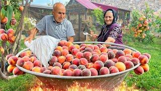 Organic Peach Harvest: Making Lots of Peach Butter and Natural Juice!