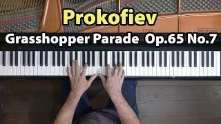 Prokofiev “Grasshopper Parade” Music for Children Op.65, No.7 - P. Barton, FEURICH grand piano