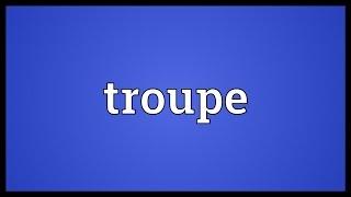 Troupe Meaning