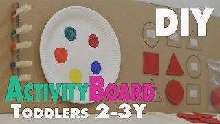 DIY Activity Board | Ideen für Kleinkinder von ca. 2-3 Jahren | mamiblock - Der Mami Blog