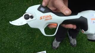 Stihl Akku-Astschere ASA20 ausführlich vorgestellt mit Test im Einsatz und Video Bedienungsanleitung