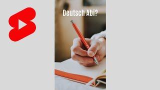 DEUTSCH ABI TIPPS // #shorts